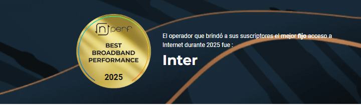 Inter escala tres posiciones y lidera ranking de velocidad 2025 de Nperf