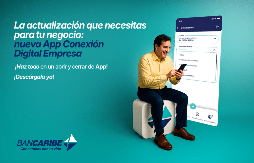 Bancaribe renueva App para jurídicos e incorpora Master Débit para pagos internacionales