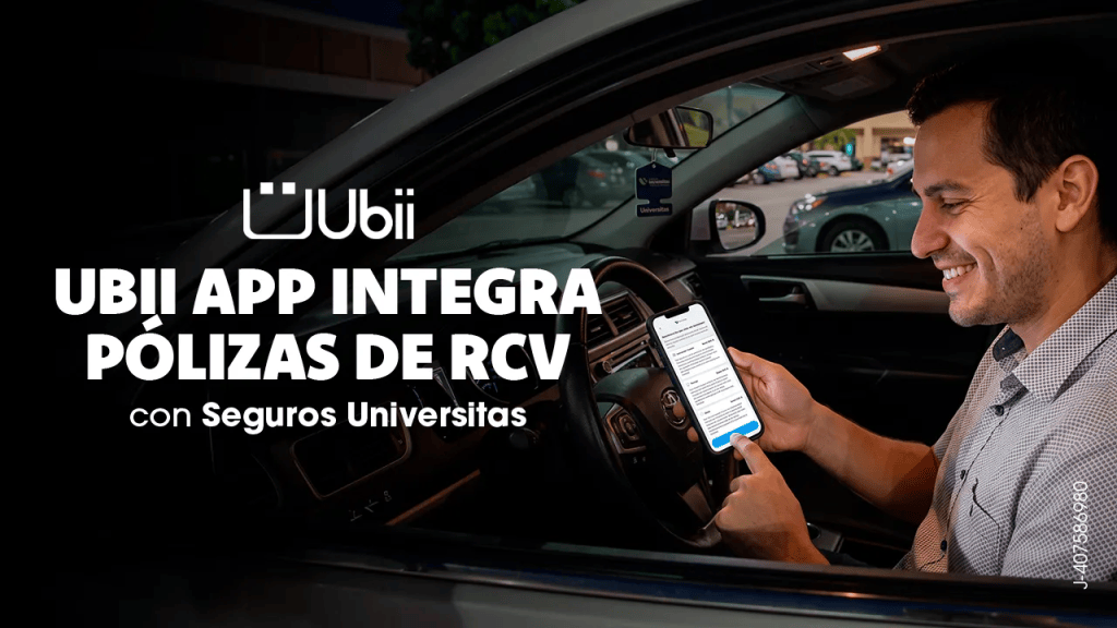 Plataforma Ubii integra pólizas RCV con Seguros&nbsp;Universitas