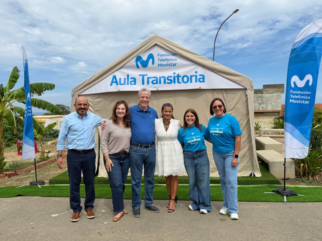 140 niños en La Guaira reciben clases en el Aula transitoria de&nbsp;Movistar