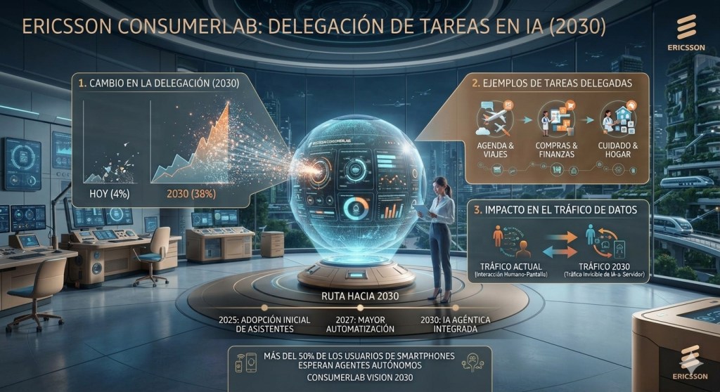 La Inteligencia Artificial será responsable del 38% de las tareas de los usuarios para 2030
